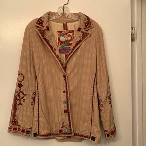 Gorgeous embroidered Johnny Was jacket. Size M.